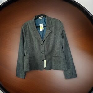 Van Heusen Studio Gray Blazer XX-Large NWT Career Work Office Jacket